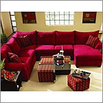 Klaussner Home Furnishings Fletcher Sectional Sofa Set