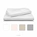 Linenspa Brushed Microfiber Ultra Soft Bed Sheet Set - Wrinkle Resistant - Queen Pillowcases - Set of 2 - White