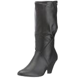 Buffalo 233762 Damen Stiefel PU Leder black EU 38, schwarz