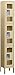 Salsbury Industries S-63165TN-U Triple Tier 12-Inch Wide 6-Feet High 15-Inch Deep Unassembled See Through Metal Locker, Tan Brown
