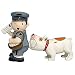 Dog Biting Mailman Kitchen Salt and Pepper Shakers