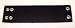Solid Black Leather Wristband Bracelet Surfer Plain