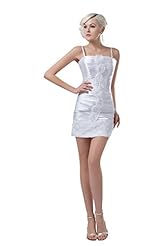 Charmeuse/Satin Lace Sleeveless Spaghetti Strap Evening Dress 