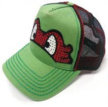  TMNT Teenage Mutant Ninja Turtles Rhinestones Raph Raphael Juniors Hat (one size fits most)