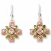 Search : Clearly Charming October - CZ Pink Tourmaline Sterling Silver and Enamel Earrings