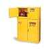 Eagle 1903 Safety Cabinet for Flammable Liquids, 1 Door Self Close, 4 gallon, 22-1/2"Height, 17-1/2"Width, 18"Depth, Steel, Yellow