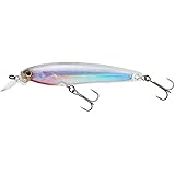 Yo-Zuri F1157 HGSH 3DS Minnow Suspending Lure, 4-Inch, Holographic Ghost Shad