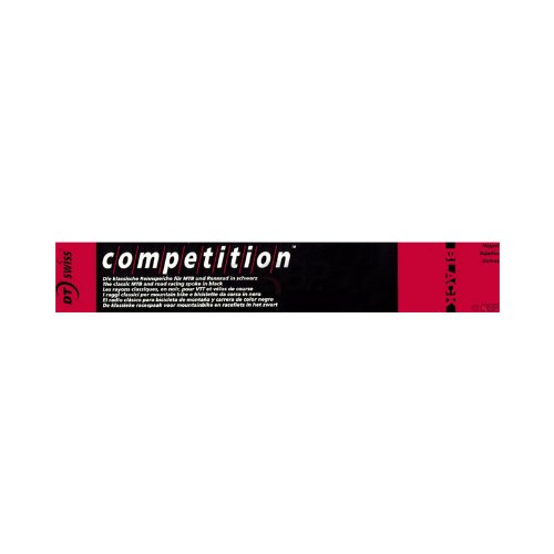 DT Swiss Competition Spokes, Box of 72, Black - 14/15G-2.0/1.8mm x 262mm On Sale