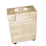 Eigenschaften Creativ Discount / Creativ Discount - Nähschrank Massiv Buchenholz hell, Maße: 50x28x73cm