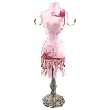 Baby Pink Suede Corset Ringholder Large