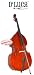 D'LUCA EBONY FLAMED 3/4 UPRIGHT BASS DD-5500