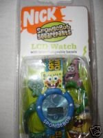 Childrens Toyshop  Toys : Spongebob Squarepants Digital Watch & Interchangeable Figure Tops
