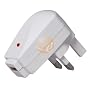UK Universal White USB Travel Charger Adaptor for USB Type A connectors, All iPods / iPod Classic 120GB / Microsoft Zune [all requires USB charging cable]