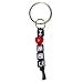 NCAA Mississippi State Bulldogs Beaded Keychain (Small)
