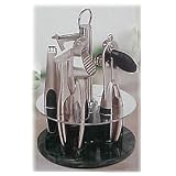 Jiminox5PcsZincAlloyGadgetSetinRevolvingRack