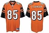 CINCINNATI BENGALS Chad Johnson #85 Reebok NFL Authentic Jersey Orange/Black/White