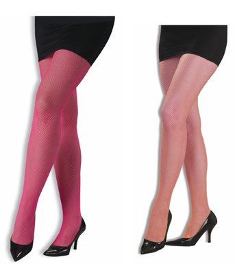 80's Neon Fishnet Pantyhose Costume Accessory