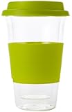 IMAGE OF Yedi Houseware Classic Coffee and Tea 11-Ounce Double Walled Travel Mug, Green