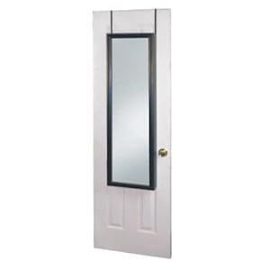 Over the door jewelry Armoire Mirror in Cherry