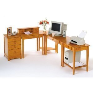 Winsome® 5 - Pc. Honey Studio Home Office Set