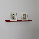 32 x 4'' x 1.35'' Wall Photo Display Sheving Picture Ledge Red by Ennospace