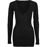 FULL TILT Womens Tunic Sweater - Black