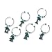 Kitchen & Housewares : Wine Charm Set of 6 - Palm Tree