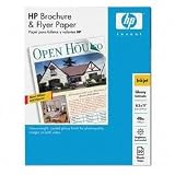 HP Brochure and Flyer Paper - Letter - 8.5" x 11" - 48lb - Glossy - 50 x Sheet