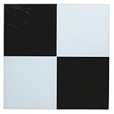 Vinyl Tile 45 Pc /Carton Black & White Square
