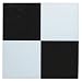 Vinyl Tile 45 Pc /Carton Black & White Square