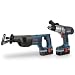 Factory-Reconditioned Bosch CPK20-18-RT 18-Volt Ni-Cad Cordless 2-Tool Combo Kit