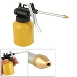 Amico Yellow Black Metal Long Nozzle High Pressure Feed Oil Spray Gun Bottle