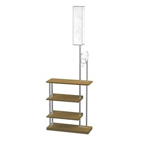 LumiSource Ravenswood Floor Lamp, Light Finish by LumiSource