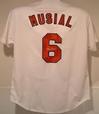 Stan Musial Autographed/Hand Signed St Louis Cardinals Majestic Jersey