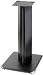Set of 2 Speaker Stands, black, surround sound (Black) (23H x 11.5W x 11.75D)
