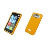 EMPIRE Orange Silicone Skin Cover Case for HTC HD7