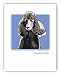 poodle21 - Paper Russells PAGNC633 Grrreen Single Note Card Black