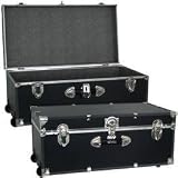 Locking Trunk with Wheels-Black