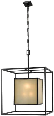 Hilden Collection 8-Light Hanging Aged Bronze Pendant (4113-55)