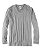 Bella + Canvas Unisex Jersey Long-Sleeve V-Neck T-Shirt XL GREY TRIBLEND