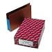 Smead End Tab File Pockets, 3-1/2 Inch Expansion, Extra-Wide Legal Size, Redrope with Blue Tyvek Gussets, 10 per Box (74679)