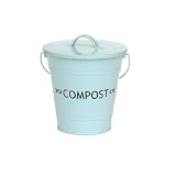 ICD Be-Active Compost Bucket with Lid (20cm H), Champagne