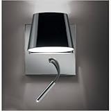 Luccas AP20 Wall Sconce and Reading Light Shade Color/Lamp Switch: Black/No Switch