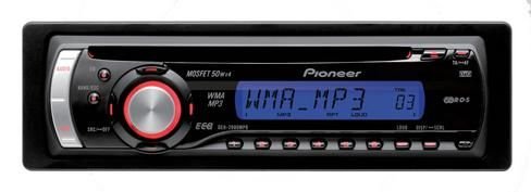 Pioneer DEH 2900 MPB MP3-CD-Tuner schwarz