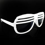 NEW HALF KANYE WEST STRONGER SHUTTER SHADES HIP HOP SUNGLASSES WHITE w LENSES