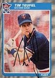 Tim Teufel, Minnesota Twins Autographed Card