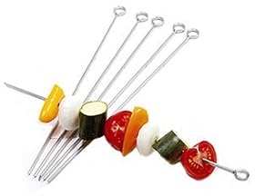 Norpro 12" Stainless Steel Skewers, Set of 6