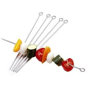 Norpro 1934 Stainless Steel 14-inch Skewers, Set of 6: Kitchen &amp; Dining