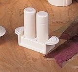 Gourmac Salt and Pepper Set with Tray Melamine- White 3548 WH