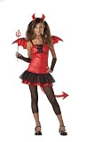 California Costumes Tweens Devil Grrrl Costume - Red Black - X-Large(12-14)